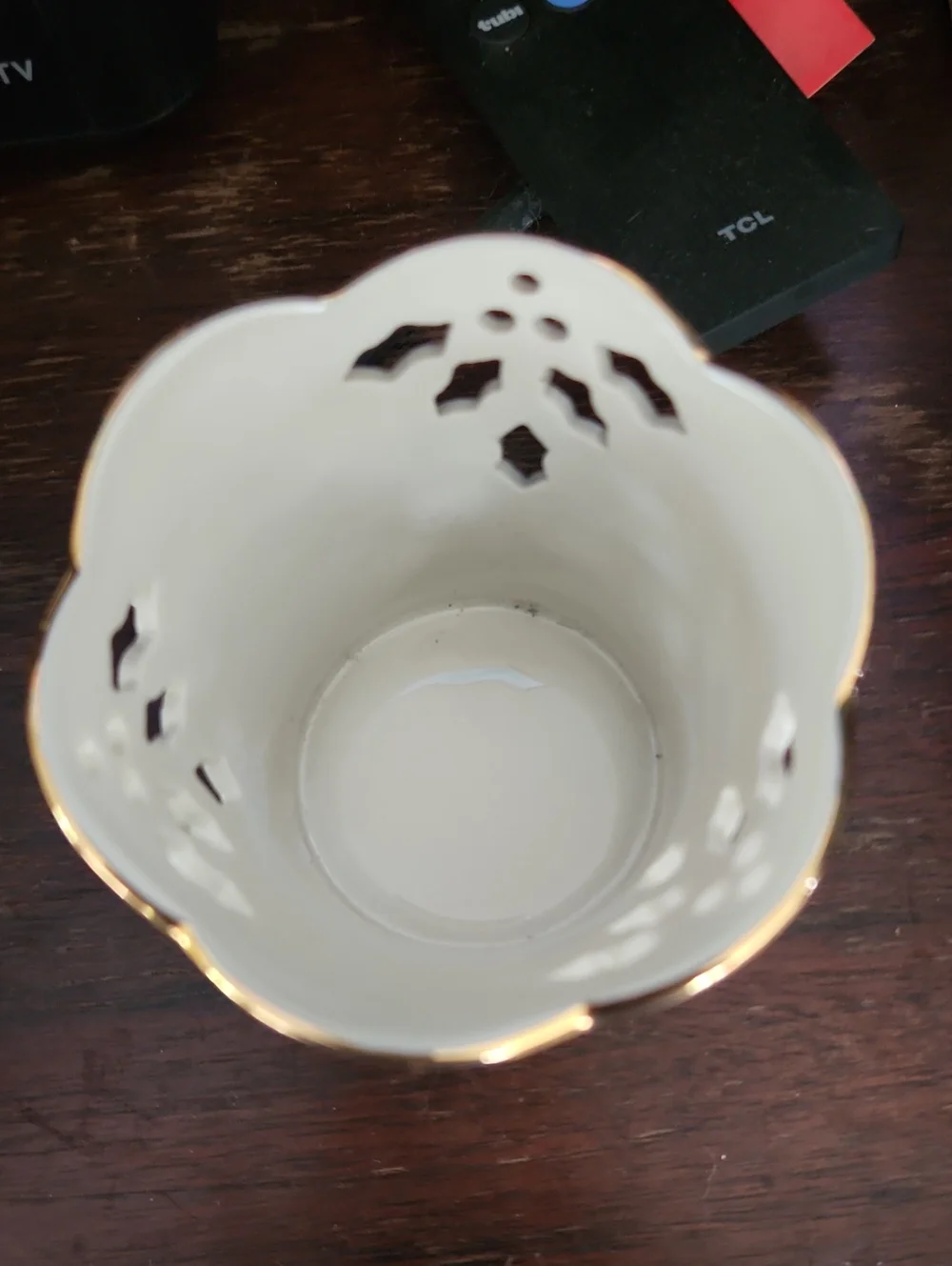 Lenox Ivory Holiday Porcelain Votive